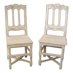 Pair of Early Danish Side Chairs