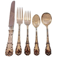 Quadrille by Kirk Sterling Silver Flatware Set for 8 Service 40 Pieces