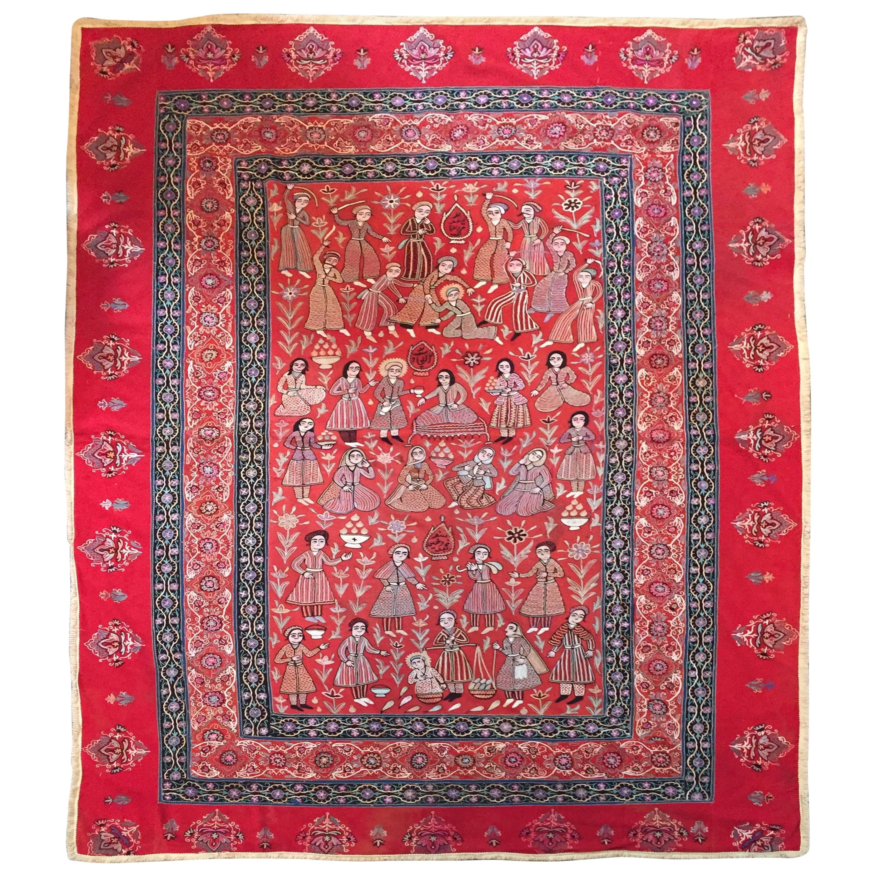 Textile persan vintage
