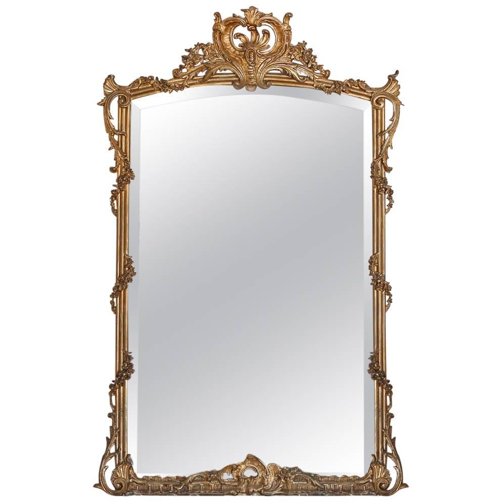 Antique Gilded Mirror, 1870
