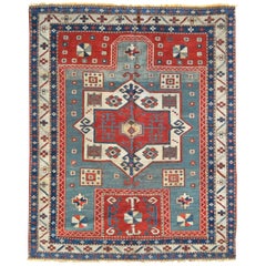 Late 19th Century Antique Caucasian Kazak Rug