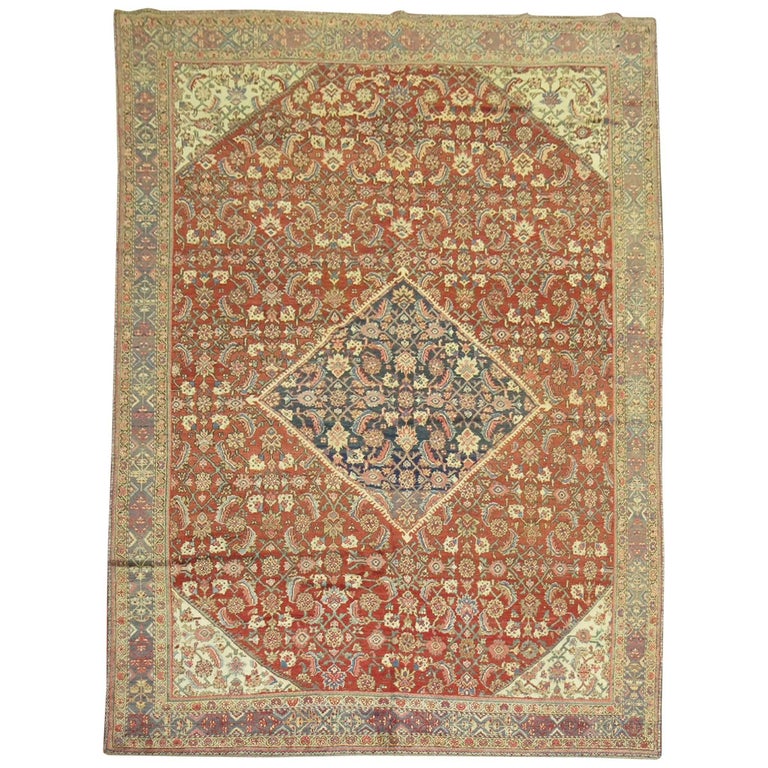 Vintage Mahal Room Size Rug For Sale at 1stdibs