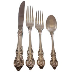El Grandee by Towle Sterling Silver Flatware Set for 12 Service, 56 Pieces