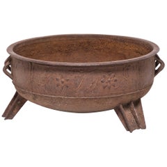 Antique Chinese Low Cast Iron Tub