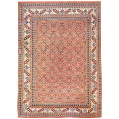 Antique Persian Khorassan Carpet. Size: 9 ft 10 in x 13 ft 9 in (3 m x 4.19 m)