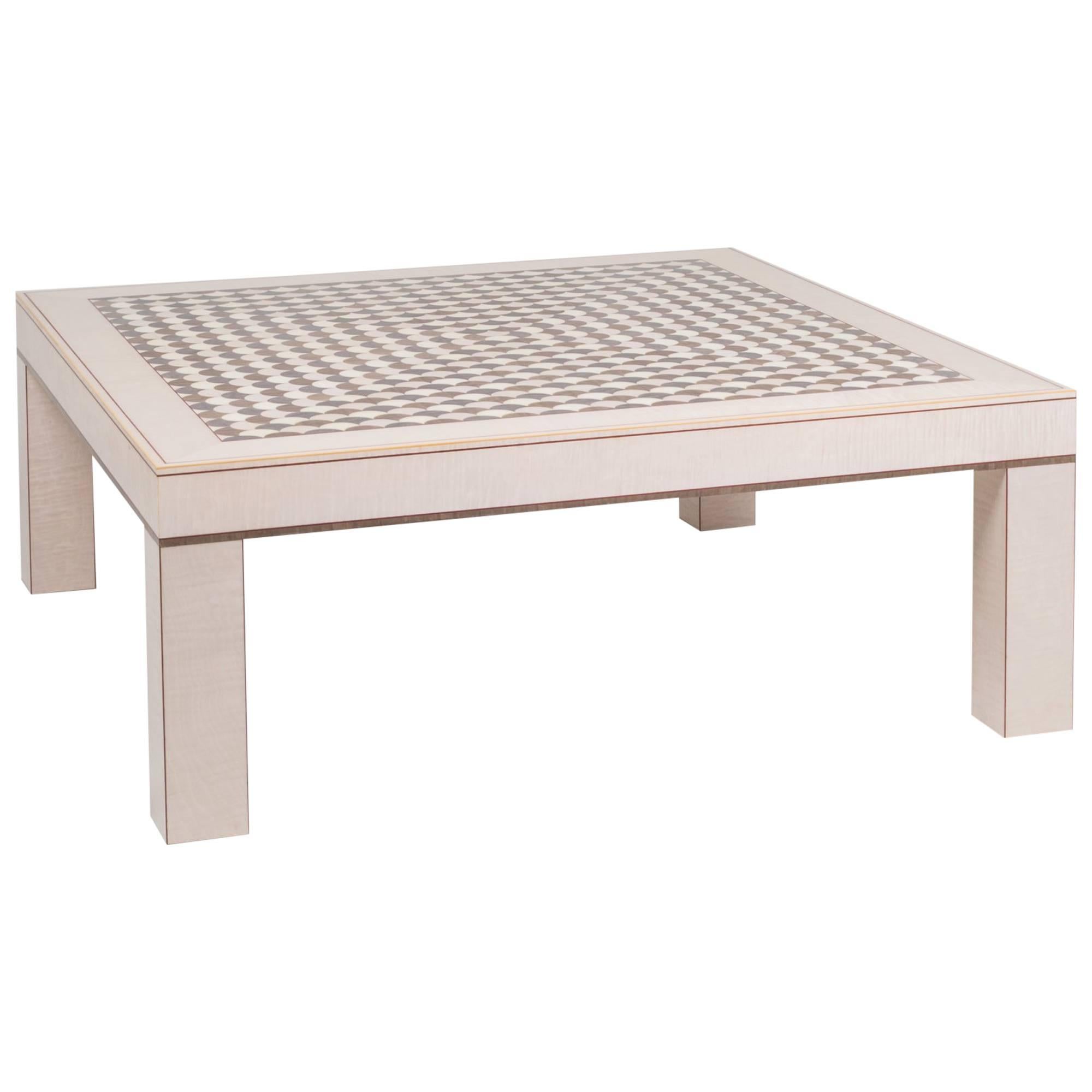 Large Aqua Coffee Table For Sale