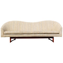 Sofa moderne du milieu du siècle rare Lawrence Peabody pour Richard Nemschoff:: 1960s