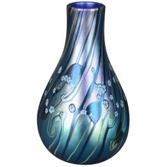 Orient-Vase aus Orient- und Flumeglas