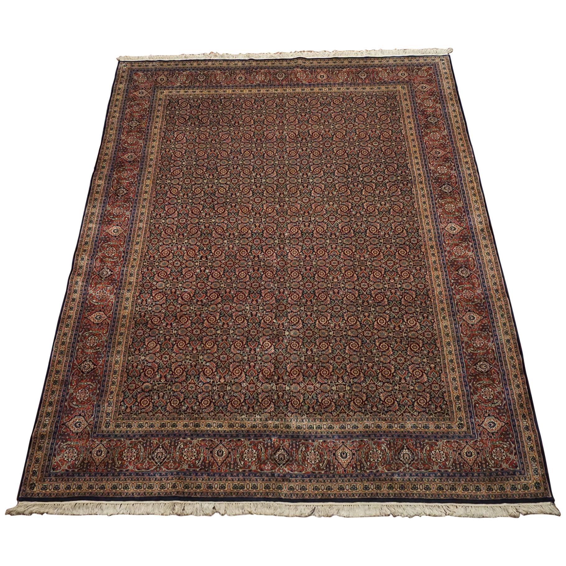 Fine Persian Tabriz Mahi, circa 1990 For Sale