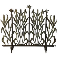 Cat Tail Fireplace Screen