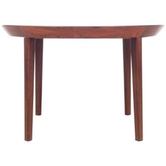 Mid-Century Modern Scandinavian Round Dining Table in Rio Rosewood Six-Ten Seats