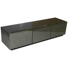 Ipe Cavalli Ironside Contemporary Folded Steel Entertainment Stand