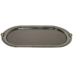 Gucci Vintage Oval Silver Plate Tray