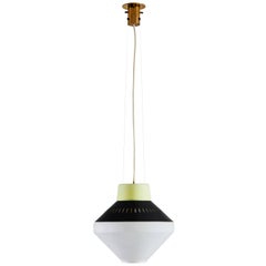 Opaline Glass Pendant by Stilnovo