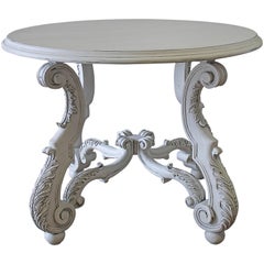 21st Century, Carved and Painted Centre Table