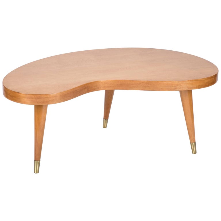 Kidney Shaped Coffee Table at 1stdibs