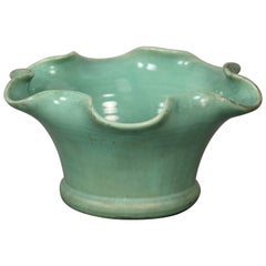 Antique Bauer California Pottery by Matt Carlton Ruffled Edge Bowl
