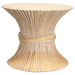 McGuire Bamboo Side Table, 1980