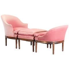 French Louis XVI Style Chaise Longue or Duchesse-Brisee, 1920 6