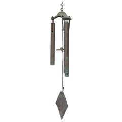 Mid-Century Modern Bronze Wind Chime