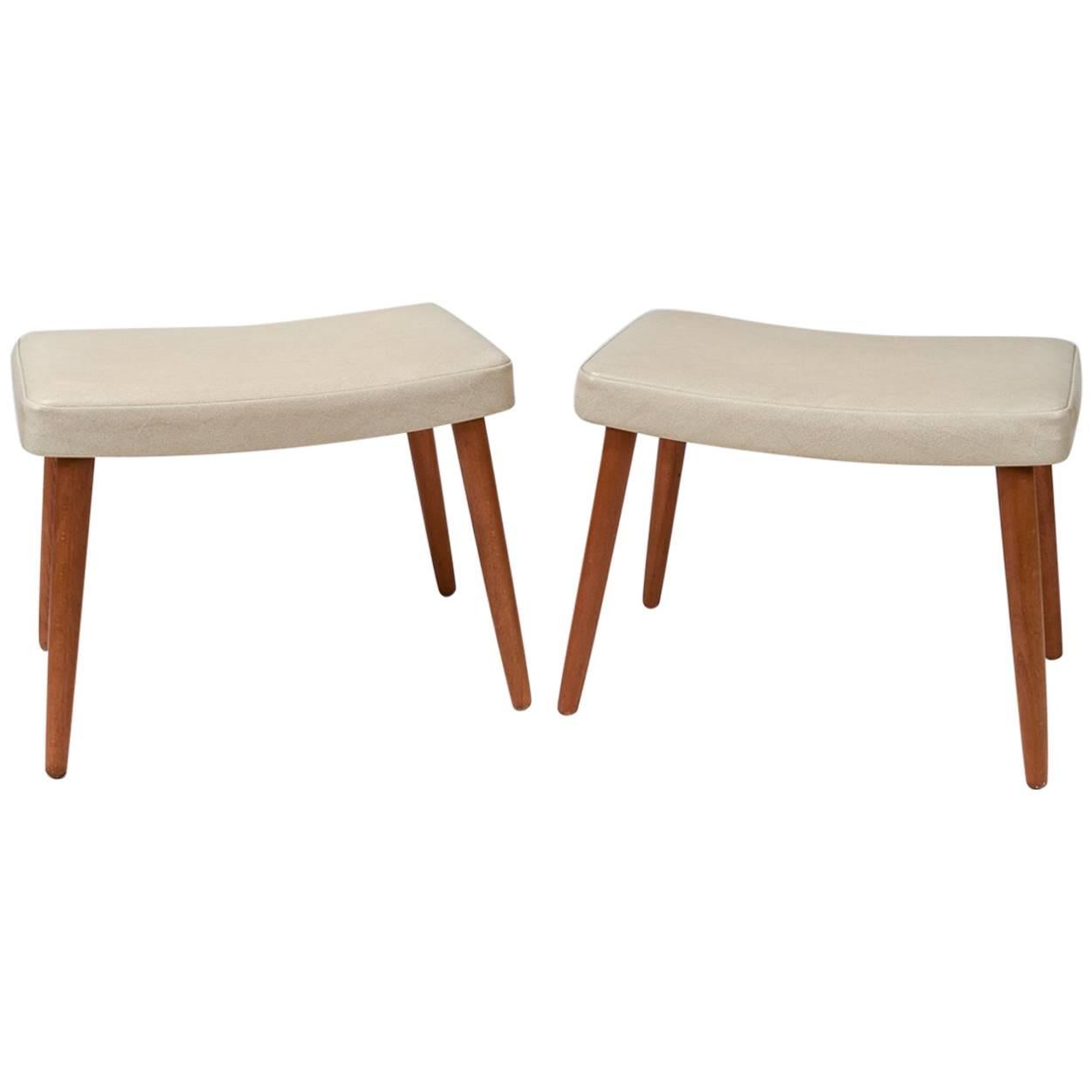 Pair of Danish Mid-Century Stools