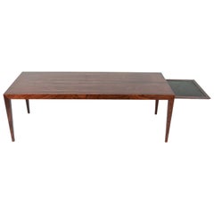 Severin Hansen for Haslev Extendable Rosewood Coffee Table