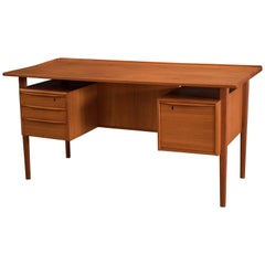 Danish Teak Executive Desk by Peter Lovig Nielsen