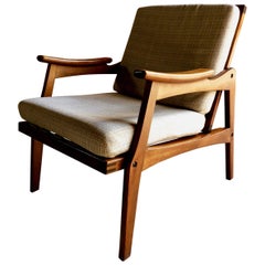 Mid-Century Lounge Chair Teak Vintage Danish Style by Centa, circa 1960s