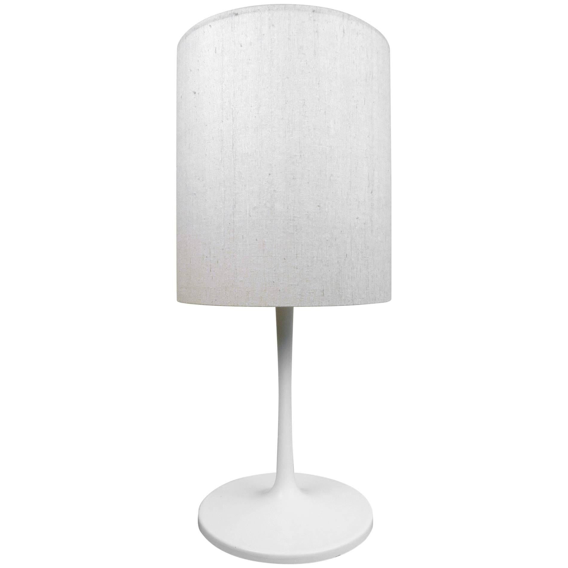 Floor Lamp with White Tulip Base from Staff, Germany, 1960s For Sale
