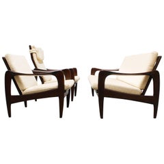 Lounge Set / Living Room Set Teak White by De Ster Gelderland Dutch Design, 1960