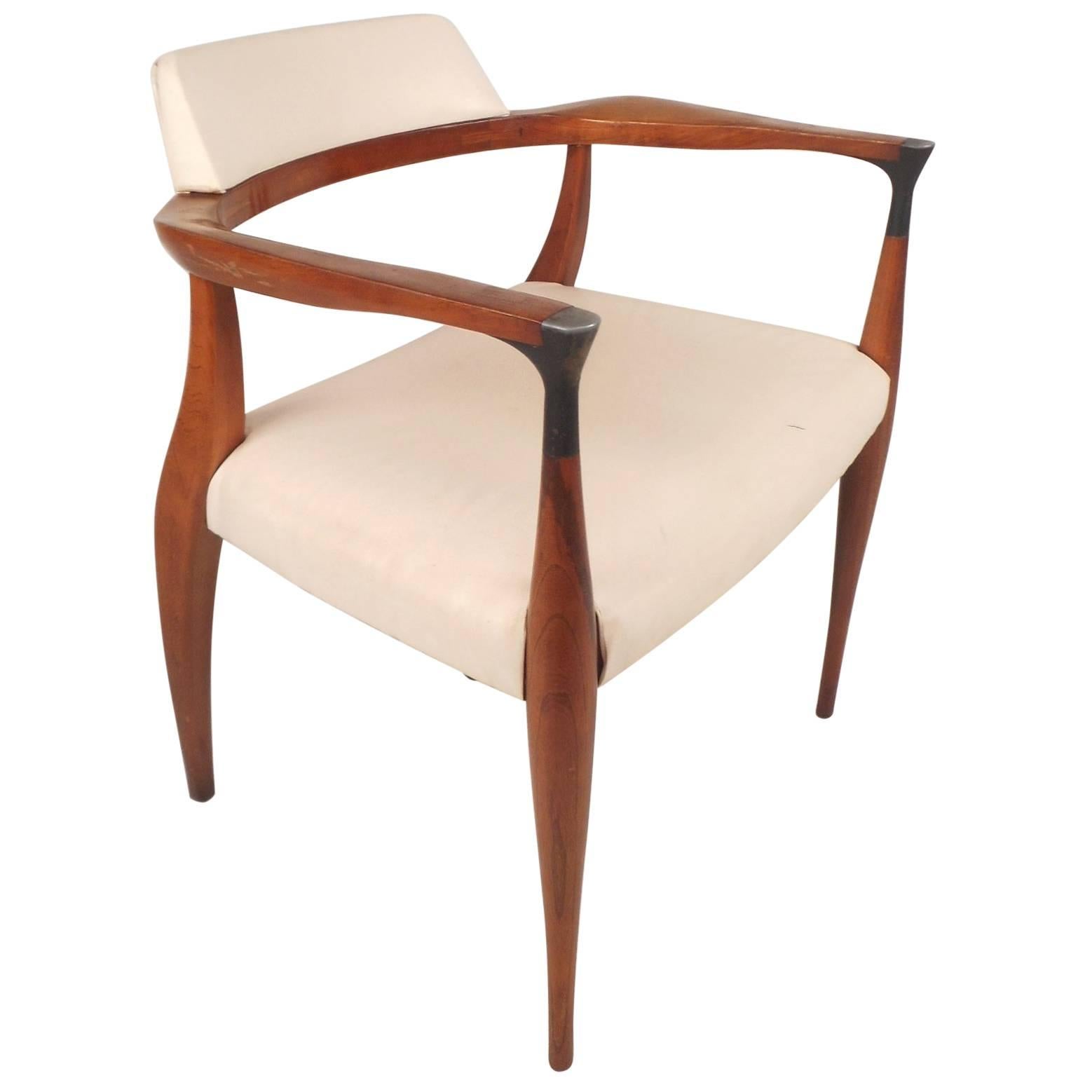 Unique Mid-Century Modern Occasional Armchair