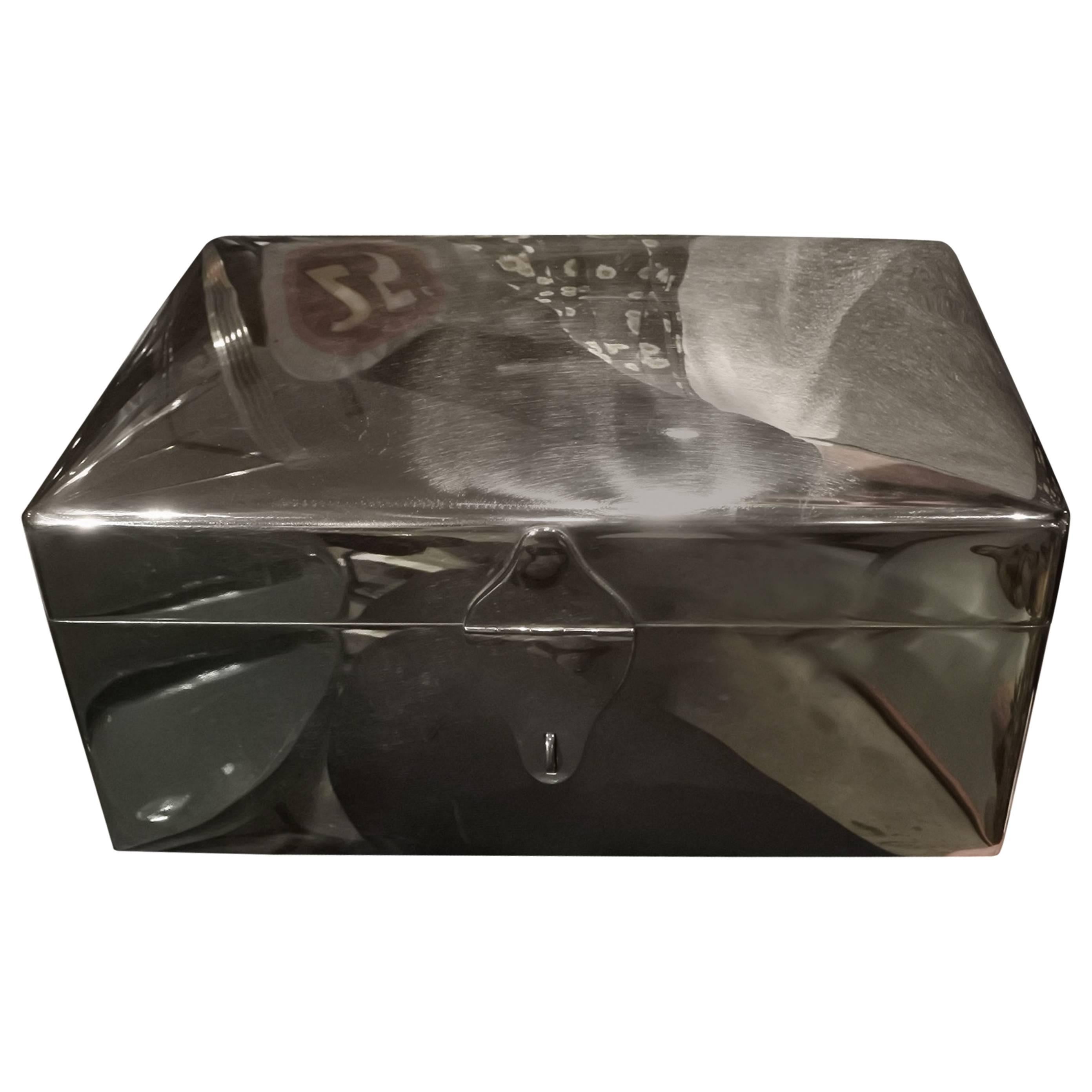 Large Sterling Tiffany Box For Sale