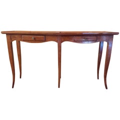 Lovely Italian Narrow Mahogany Console