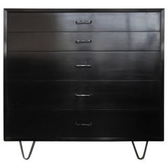 George Nelson Herman Miller Hairpin Leg Chest Dresser with M Pulls