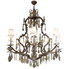 Large Mid-19th Century, Austrian Crystal Chandelier