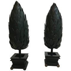 Pair of Metal Topiaries