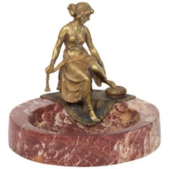 Rare bronze « Namgreb » de Vienne de Franz Bergmann