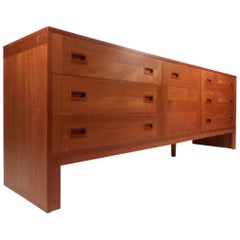 Large Mid-Century Modern Danish Teak Credenza