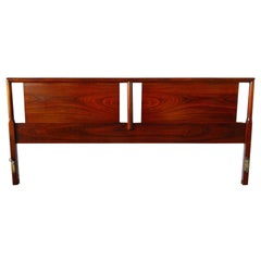 Mid-Century Modern Walnut King Headboard by Widdicomb Furniture Co. 11