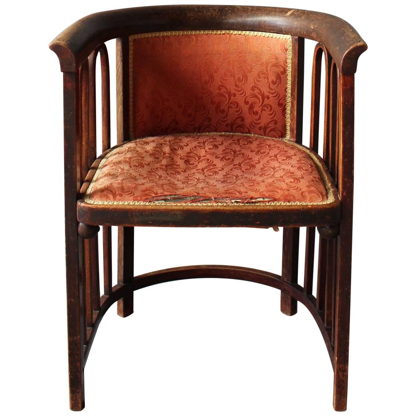 A Fine Austrian Art Nouveau Bentwood Armchair