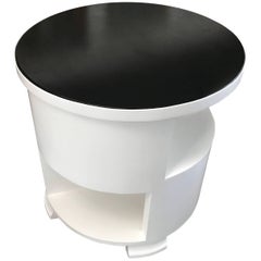 Tavolo ungherese in stile Art Deco con inserti di stoccaggio