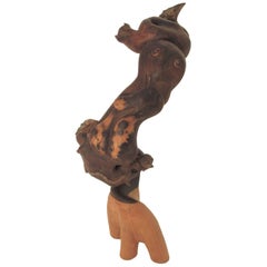 Signed, 1974, Folk Art Animalist Sculpture