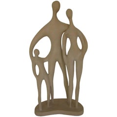 Biomorphic Modern Family Sculpture by Renard for Austin Productions, 1979