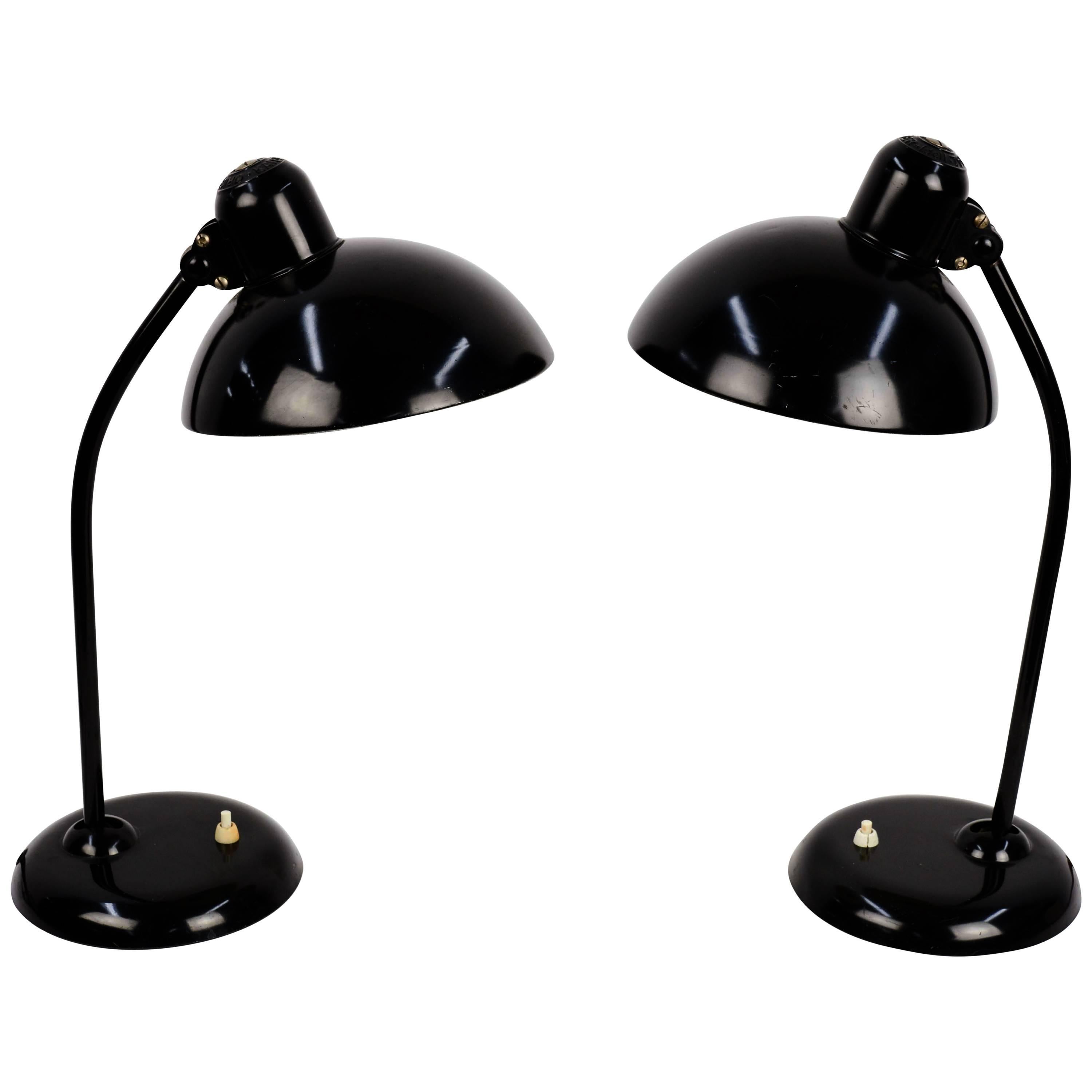 Pair of Christian Dell for Kaiser "Ideal 6556" Table Lamp, circa 1930