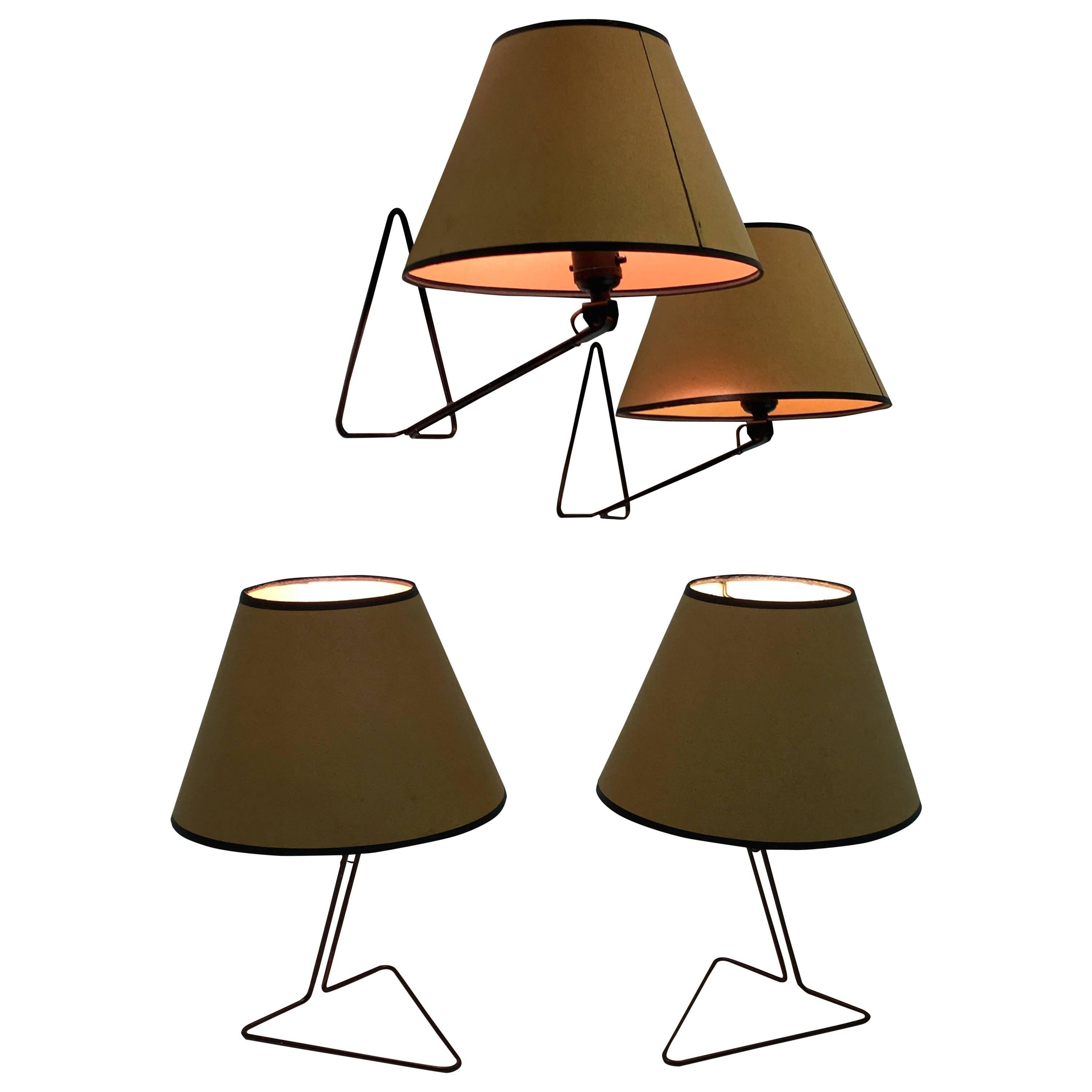 Minimalist Table Lamps or Scones