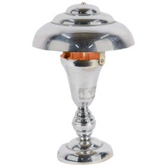 Vintage Petite Art Deco French Night Light with Swiveling Shade