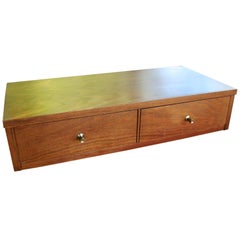 Walnut Dresser Box or Jewelry Box in the Style of Paul McCobb