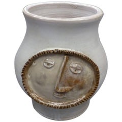 Fantastic Ceramic Vase by Cloutier Freres, circa 1960