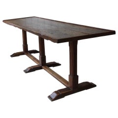 Superb 19th Century Italian Dining Table from a Convent