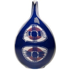 Inge-Lise Koefoed for Danish Modern Royal Copenhagen Tenera Faience Vase, 1960s